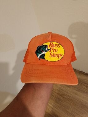 Bass Pro Shops Orange Fishing Cap